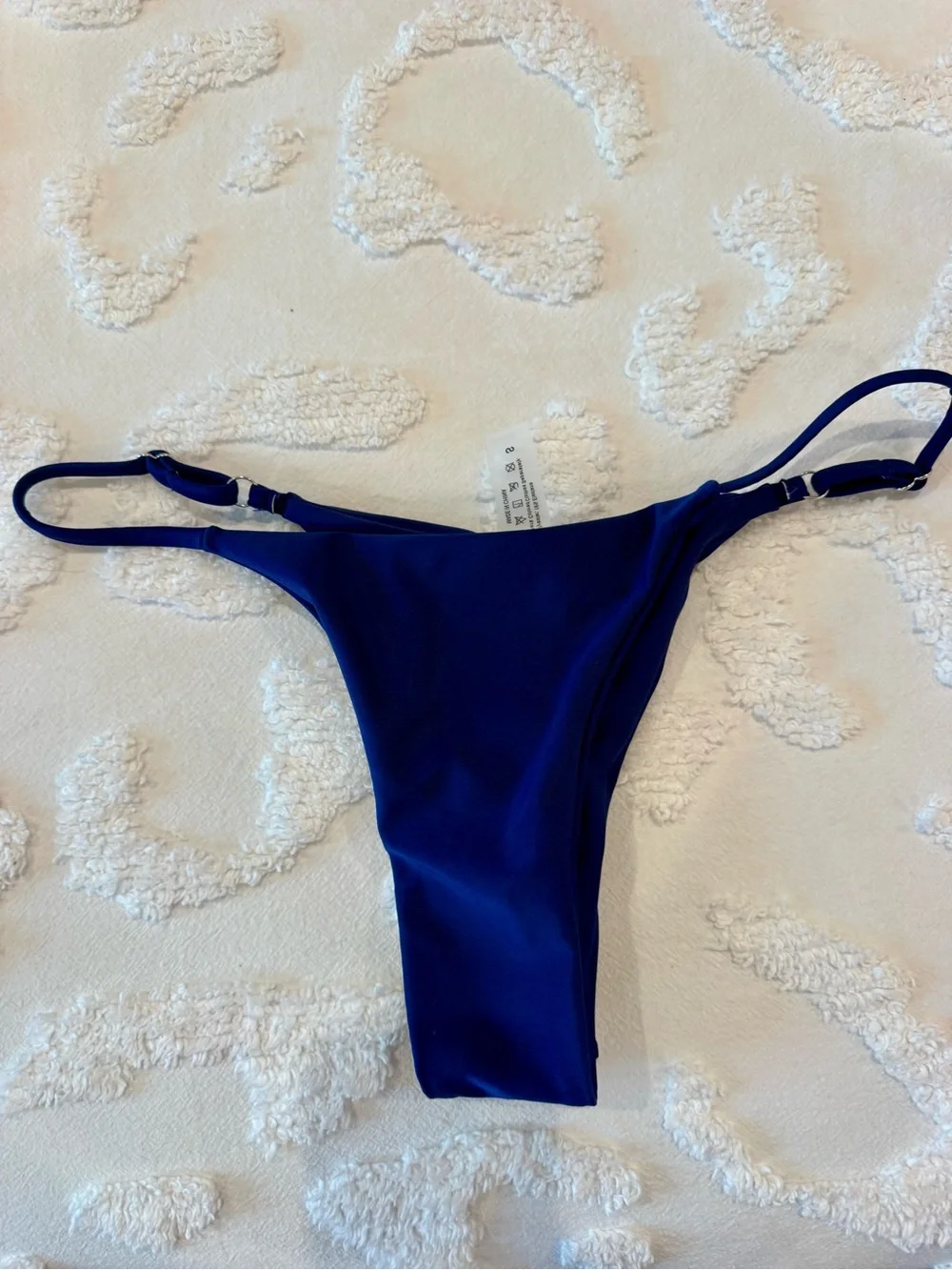 Navy Blue Triangle Bikini - Picture 2 of 4